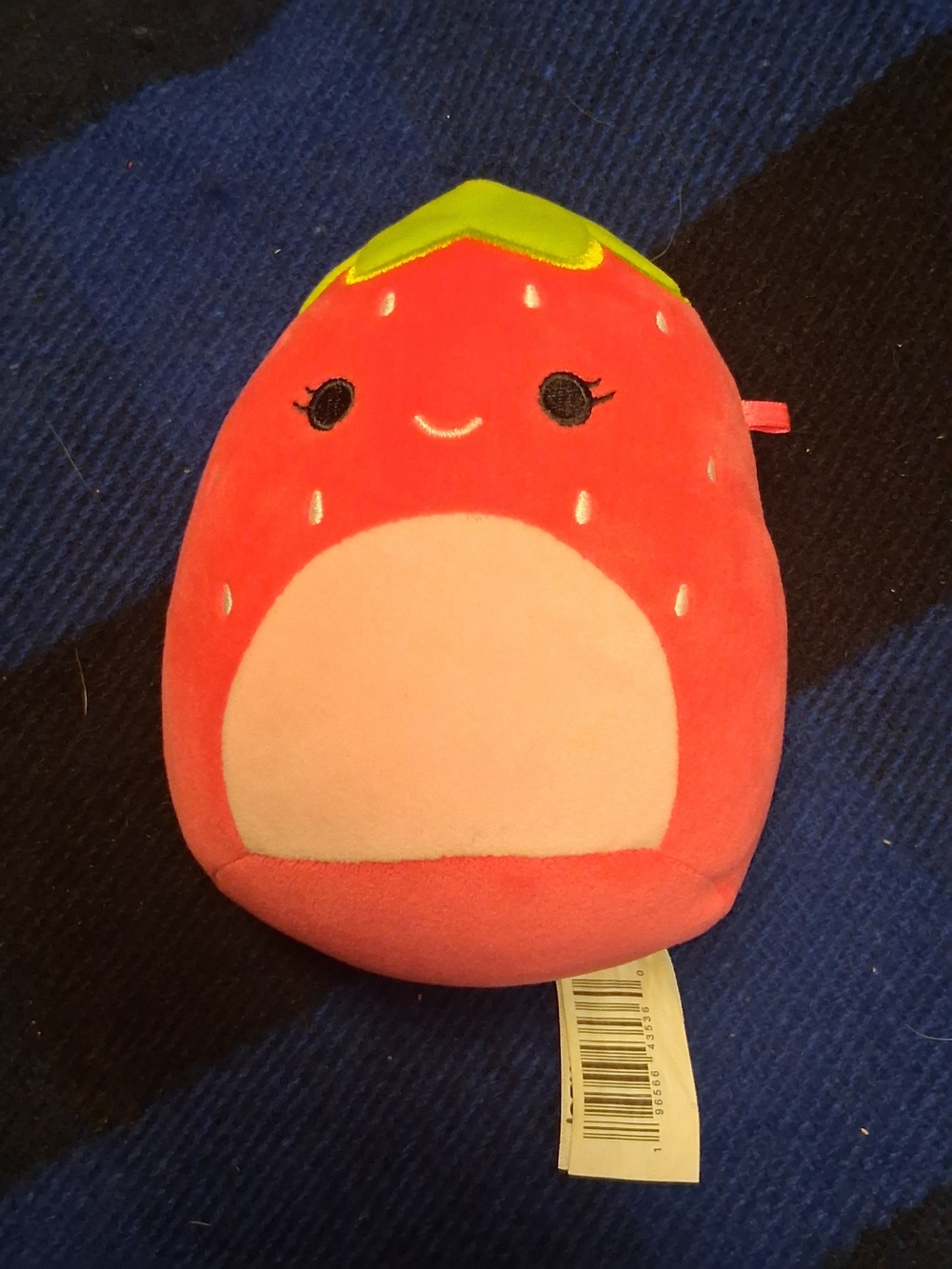 Squishmallows Strawberry Plush- Pink & Green